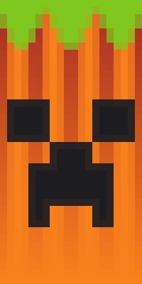 pumpkin minecraft banner design