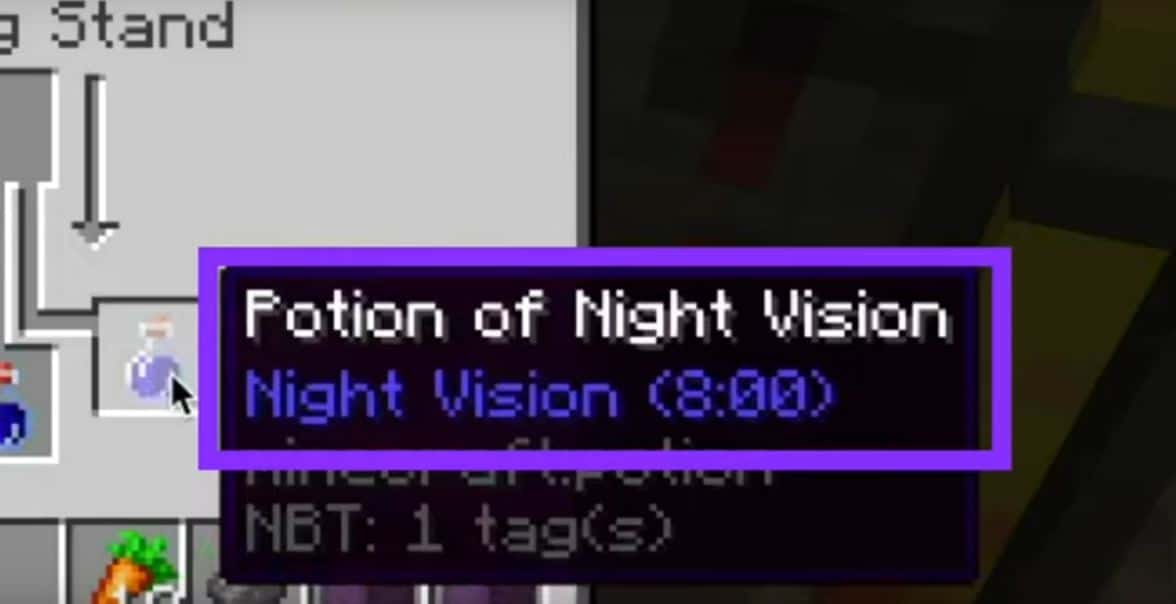 How To Make Night Vision Potion In Minecraft GamingINI