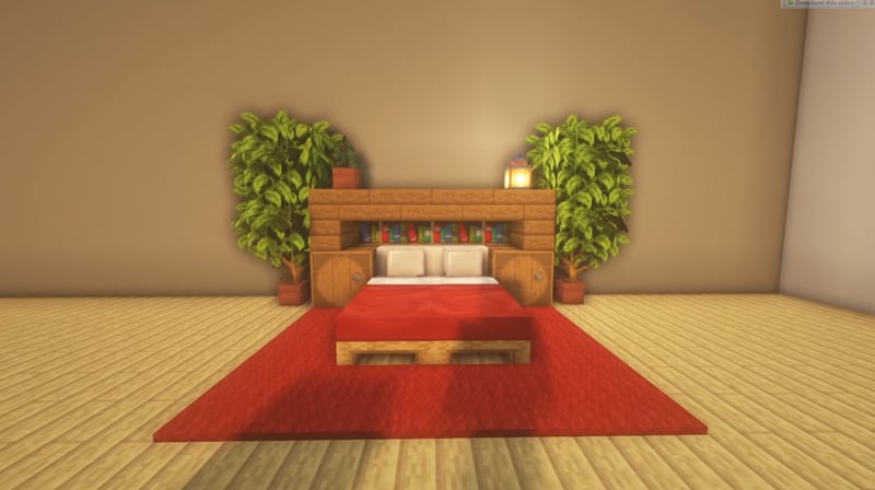 how to make a cool bed in minecraft
